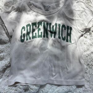 Brandy-melville Women's White and Cream T-shirt